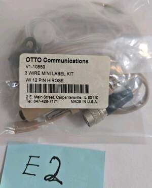 NEW OTTO V1-10550 Beige Surveillance Earphone Kit w/ Acoustic Tube Fits Motorola
